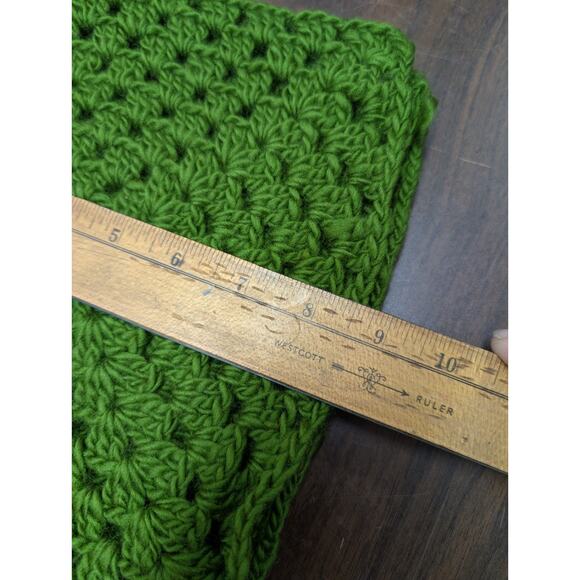 Lot of 17 Large VINTAGE Granny Square Mix 9" Red Green Orange Yellow AS SHOWN - Picture 7 of 8